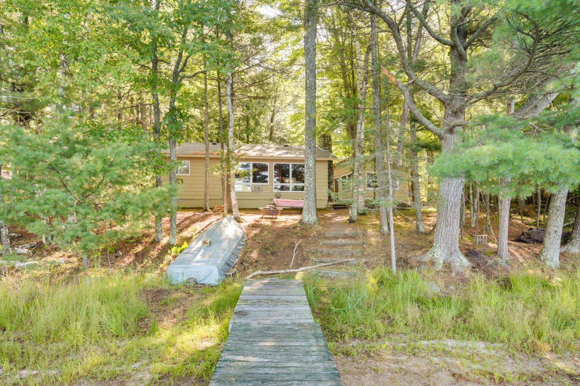 Serene Woodruff Cottage Lakefront Access! Eksteriør billede